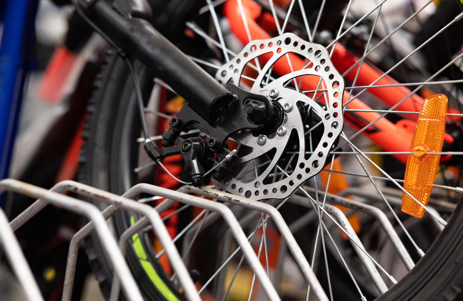 Brake components on a workshop bench, the visual signature for a service-focused parts supplier