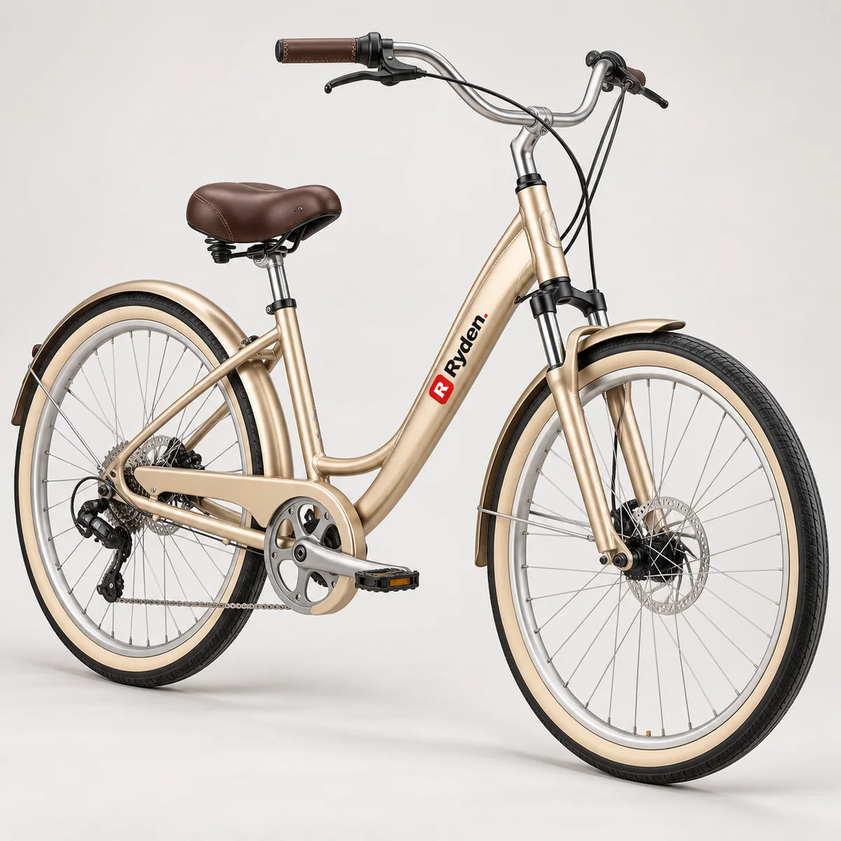 Ryden Relax – Premium 10-Speed Comfort Cruiser Bike